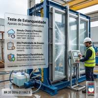 BR 20 2016 011862 5 - Aparato para teste de estanqueidade à água de vedações verticais