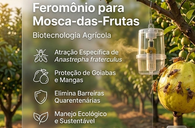 BR 10 2015 016404 1 - Formulações com atividade de feromônio sexual, eficazes no controle da mosca-das-frutas Anastrepha fraterculus